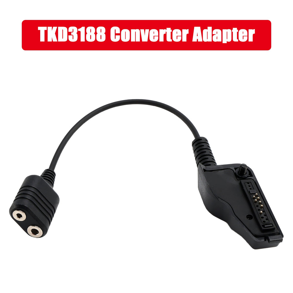 Kインターフェース ヘッドセットポート変換ケーブル TKD3188 TK-D300 TK390 TK3185 TK3140用