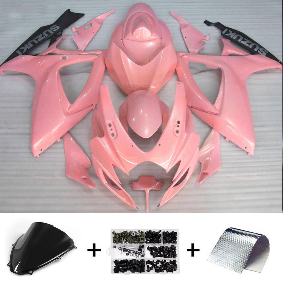 スズキ GSXR 600/750 2006-2007 K6 用 インジェクションフェアリングキット ボディワーク プラスチック ABS