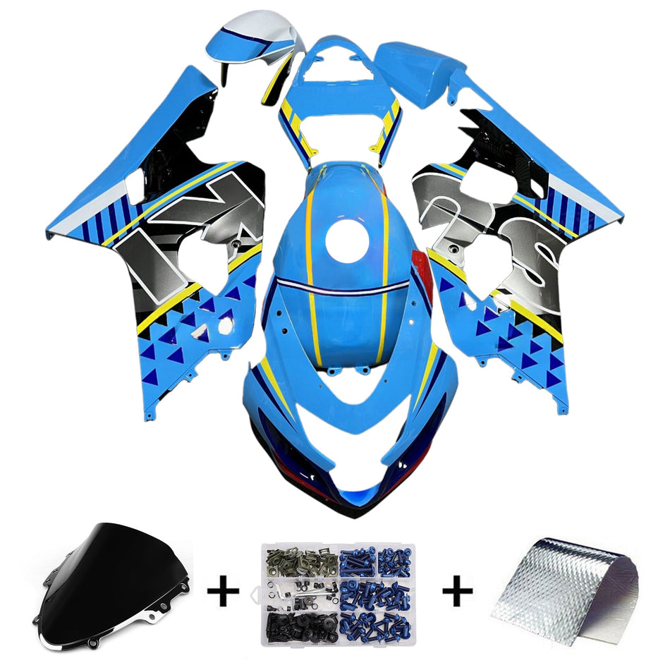 スズキ GSXR 600/750 2004-2005 K4 用 インジェクションフェアリングキット ボディワーク プラスチック ABS