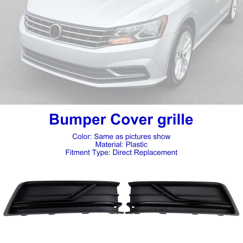 VWパサートB8（2016～2018年モデル）用フロント左右フォグランプカバーグリル