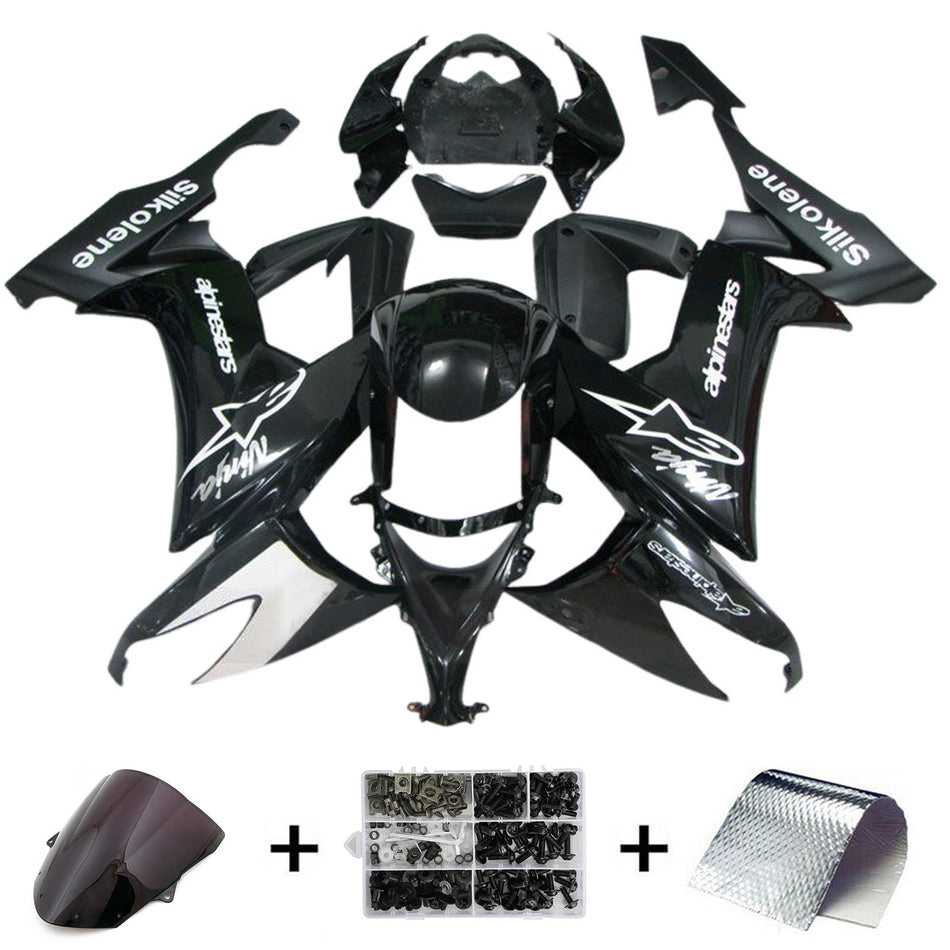 2008-2010 カワサキ ZX10R インジェクションフェアリングキット ボディワーク プラスチック ABS