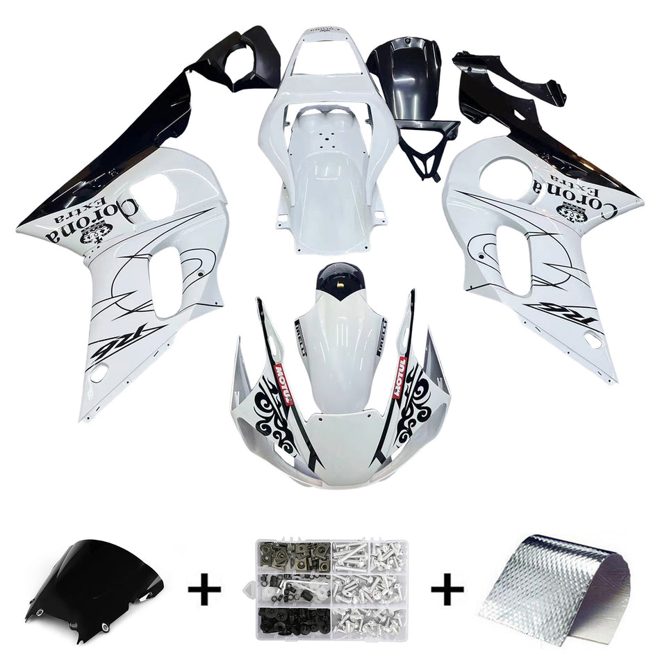 1998-2002 ヤマハ YZF 600 R6 インジェクションフェアリングキット ボディワーク プラスチック ABS #25