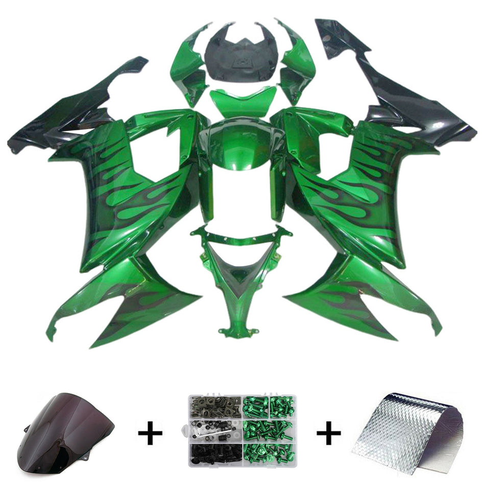 2008-2010 カワサキ ZX10R インジェクションフェアリングキット ボディワーク プラスチック ABS