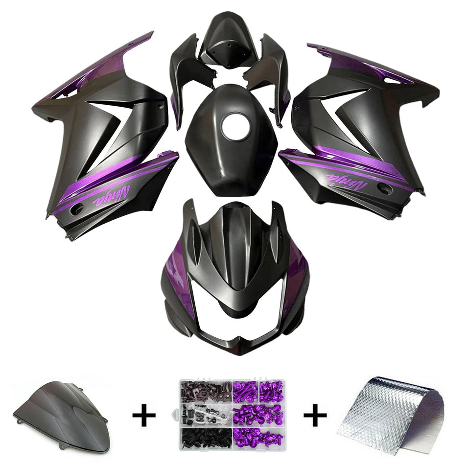 2008-2012 カワサキ EX250 Ninja250R インジェクションフェアリングキット ボディワーク プラスチック
