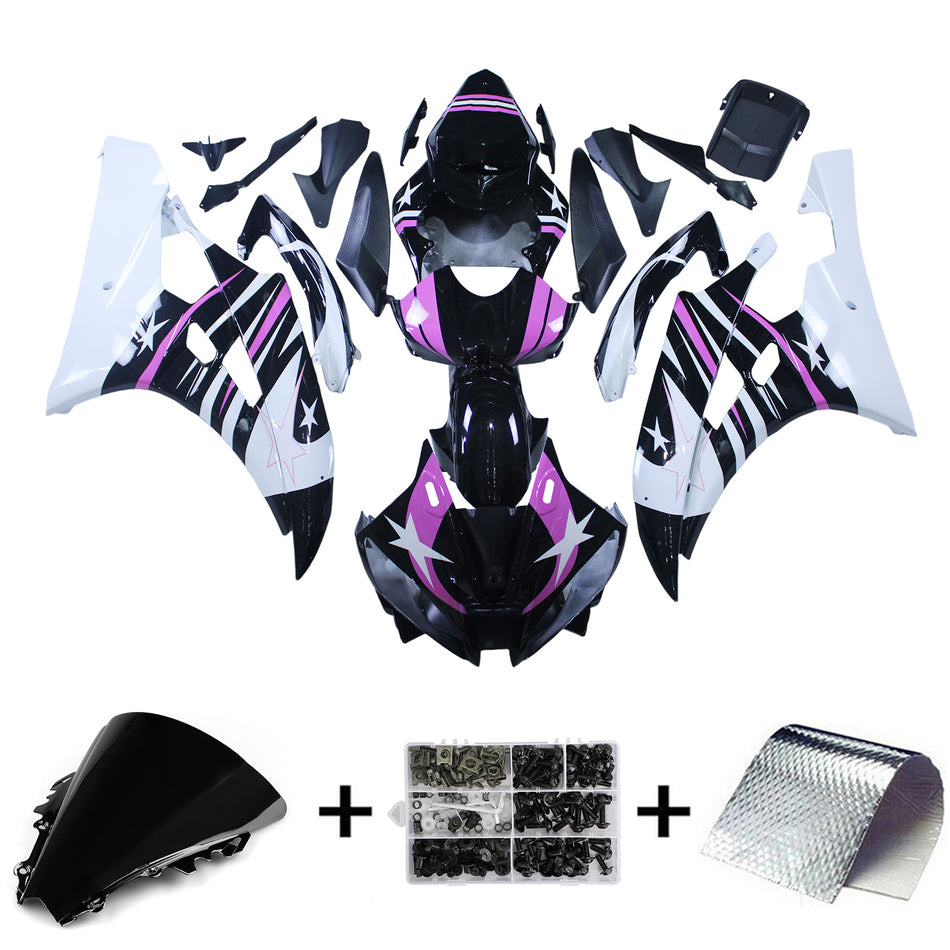 2006-2007 ヤマハ YZF 600 R6 フェアリングキット ボディワーク プラスチック ABS