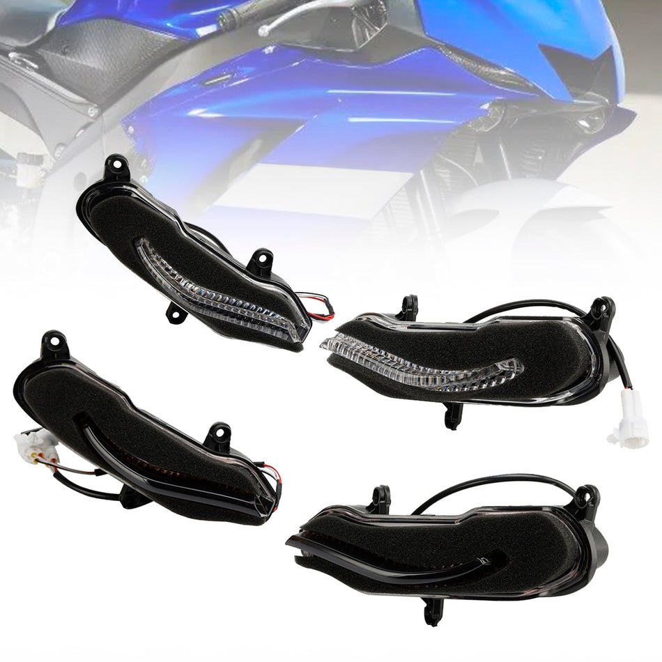 ヤマハ YZF-R6 YZF R6 2017 フロントヘッドライトグリル ヘッドランプ LED プロテクター