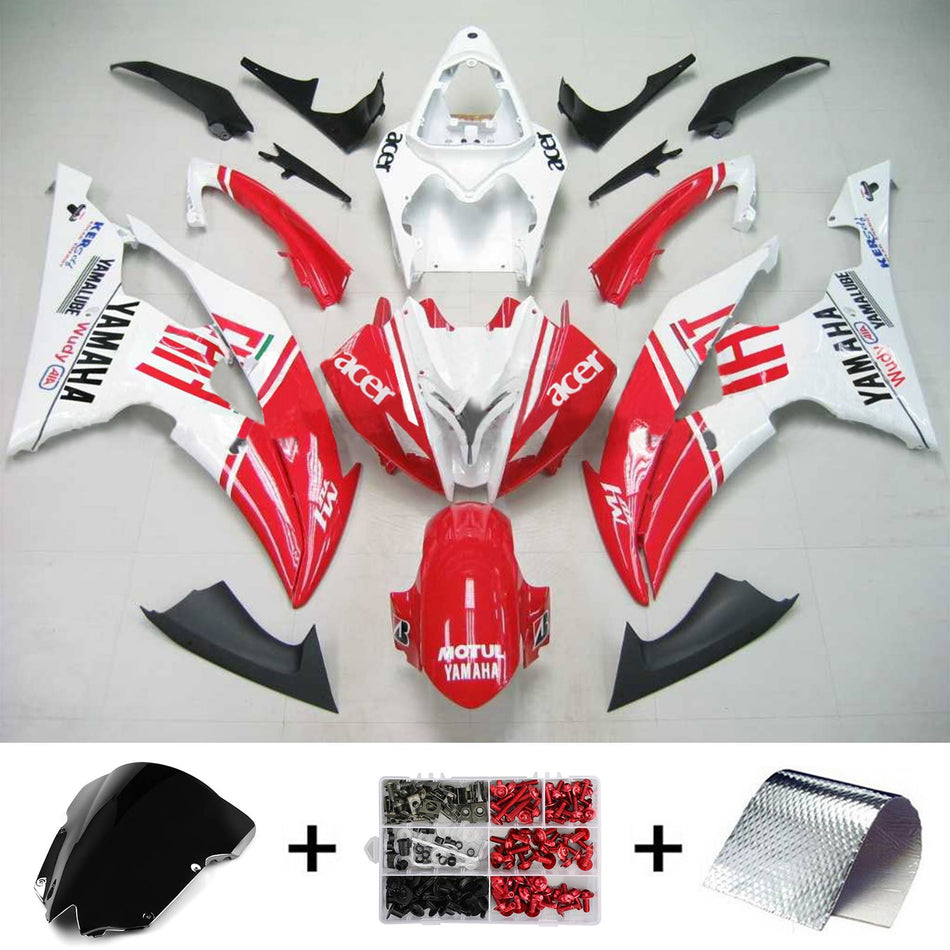 2008-2016 ヤマハ YZF 600 R6 Amotopart インジェクションフェアリングキット ボディワーク プラスチック ABS #142