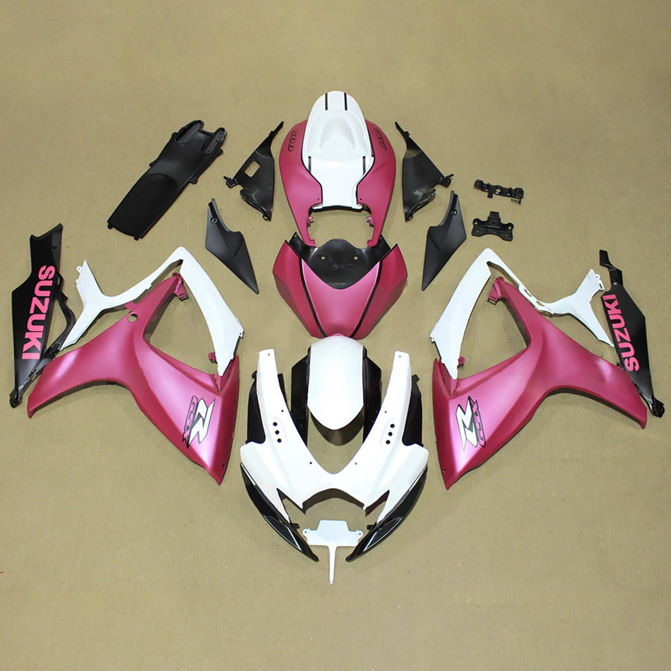 スズキ GSXR 600/750 2006-2007 K6 用 インジェクションフェアリングキット ボディワーク プラスチック ABS