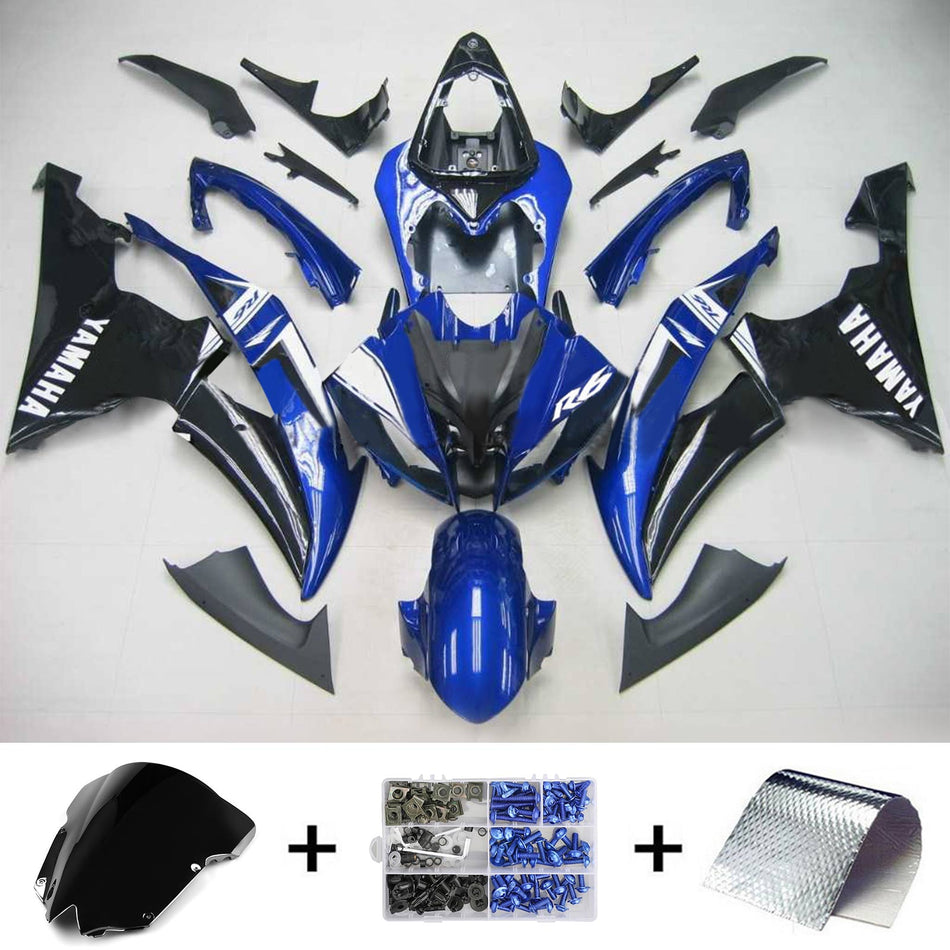 2008-2016 ヤマハ YZF 600 R6 Amotopart インジェクションフェアリングキット ボディワーク プラスチック ABS #113