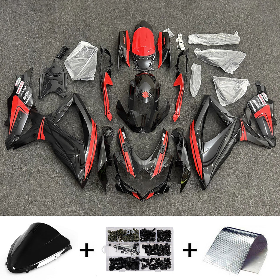 スズキ GSXR 600/750 2008-2010 K8 用 インジェクションフェアリングキット ボディワーク プラスチック ABS