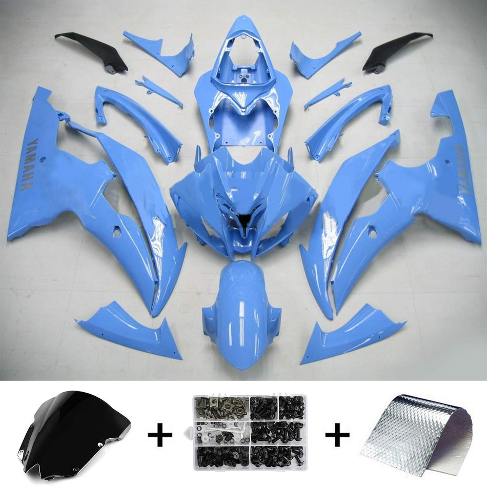 2008-2016 ヤマハ YZF 600 R6 インジェクションフェアリングキット ボディワーク プラスチック ABS #163