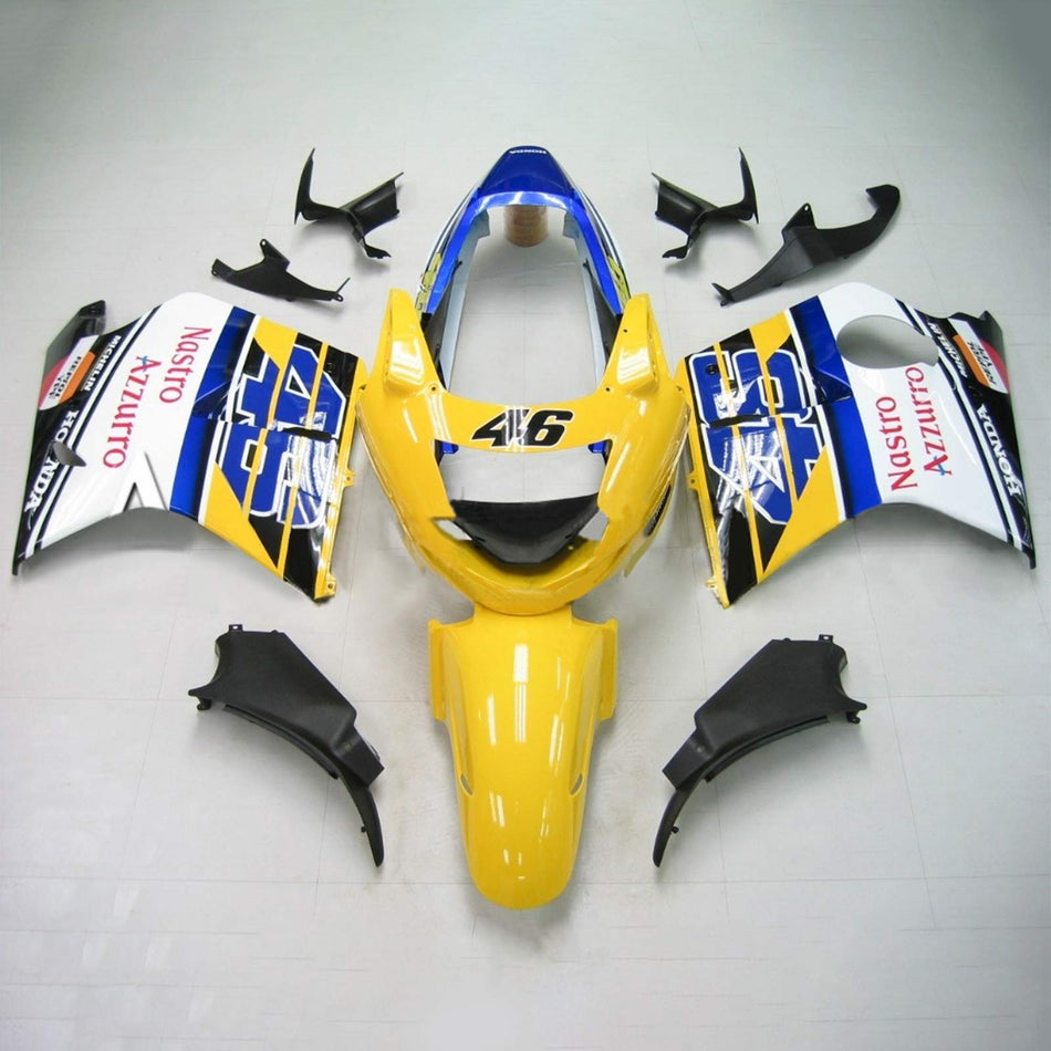 1996-2007 ホンダ CBR1100XX スーパーブラックバード Amotopart インジェクションフェアリングキット ボディワーク ABS #116