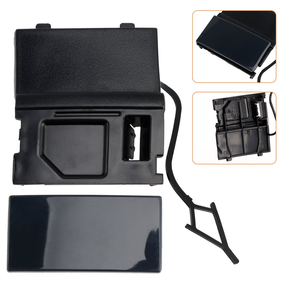 車用フロント右バンパー牽引フックアイカバーキャップ 7P6807186A VW Touarge 14-18用