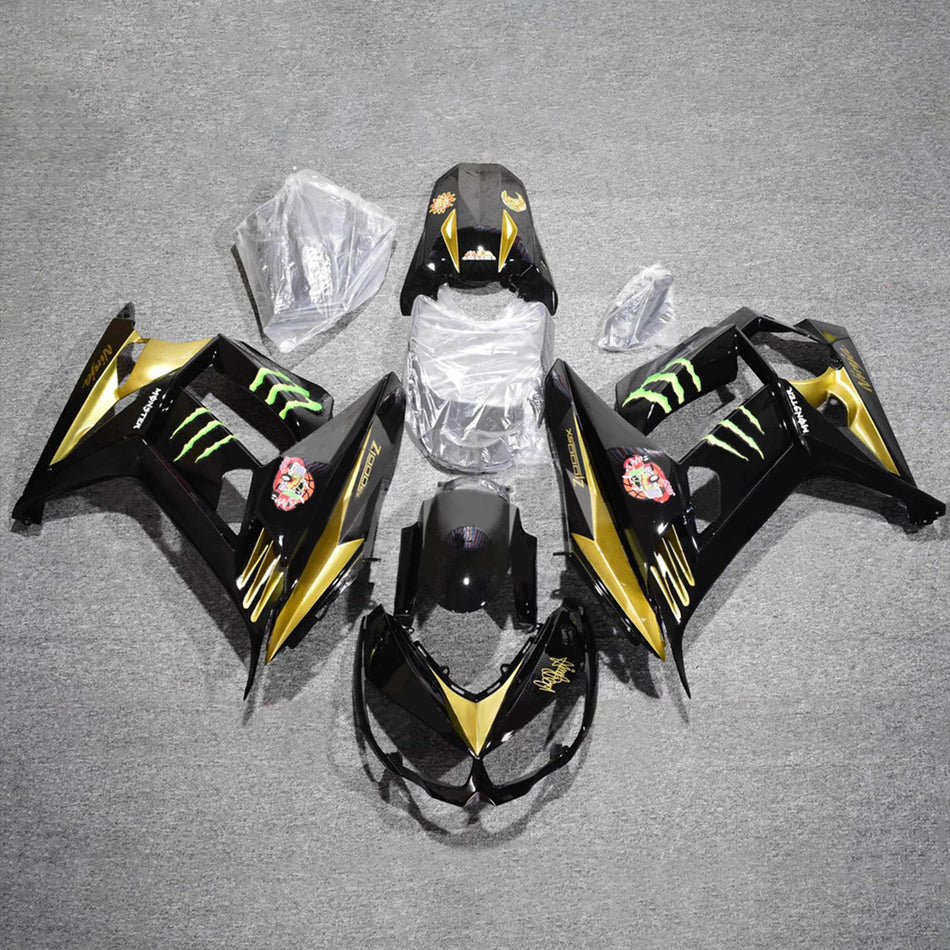 インジェクションフェアリングキット ボディワーク プラスチック ABS カワサキ Z1000SX 2010-2015 に適合