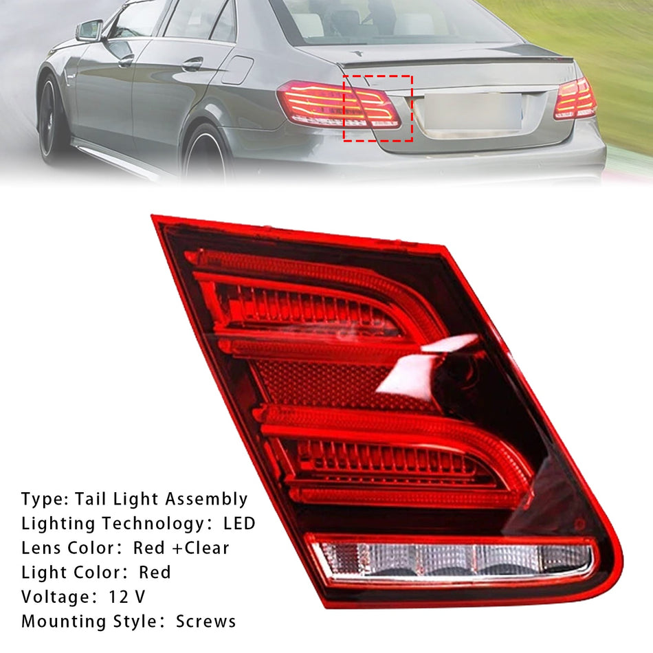 2013-2015 メルセデス・ベンツ Eクラス W212 セダン フェイスリフト 左 LED インナーリアテールライト ブレーキランプ 2129060303 2129062757