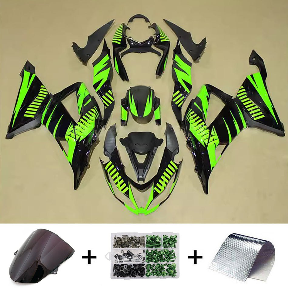 インジェクションフェアリングキット ボディワーク プラスチック ABS カワサキ ZX6R 636 2013-2018 に適合