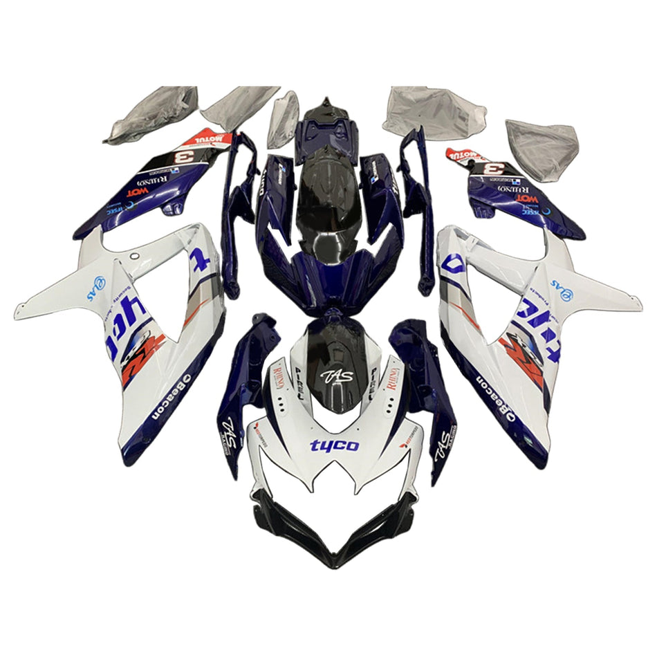 2008-2010 スズキ GSXR 600/750 K8 フェアリングキット ボディワーク プラスチック ABS