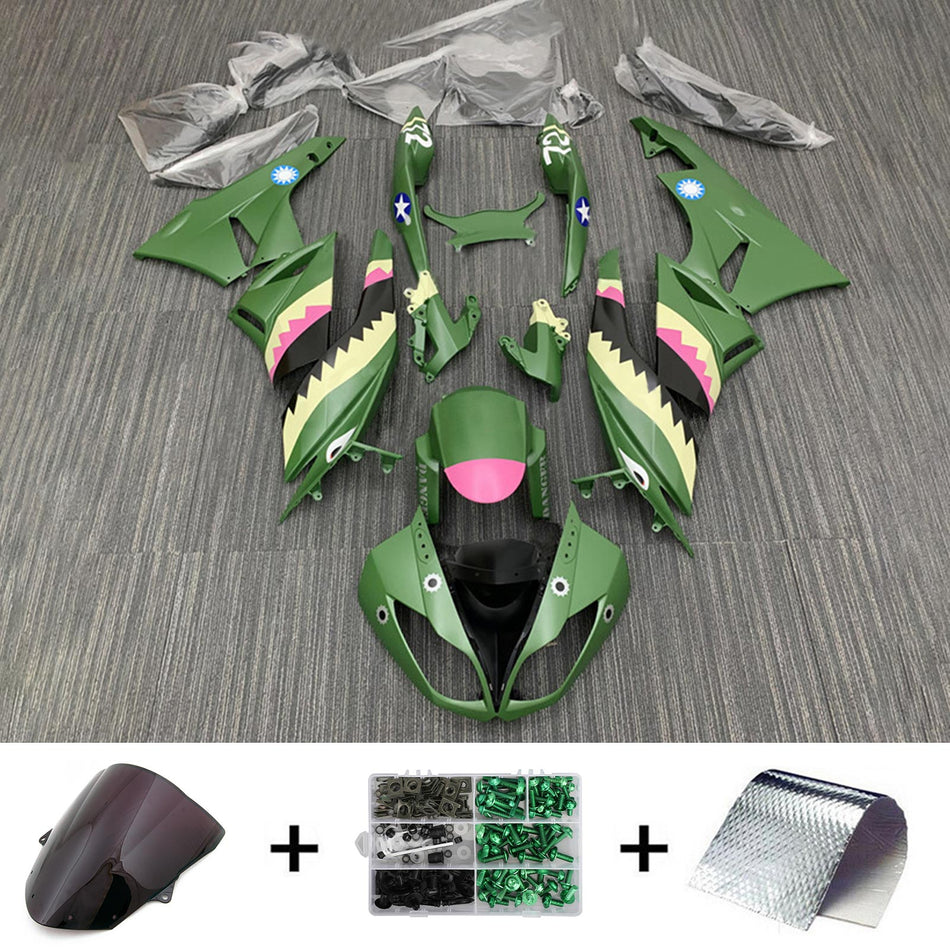 2009-2012 カワサキ ZX6R 636 フェアリングキット ボディワーク プラスチック ABS
