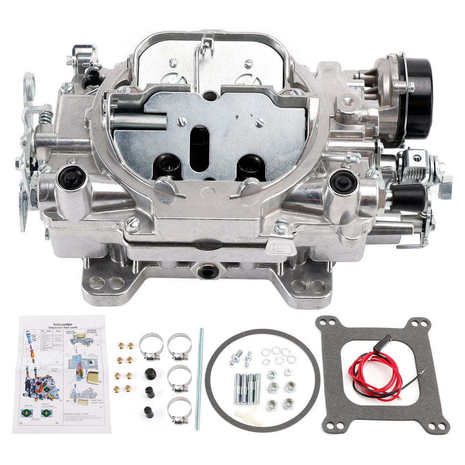 1903年式キャブレター 500 CFM 4バレル Avs2シリーズ用 電動チョーク スクエアフランジ