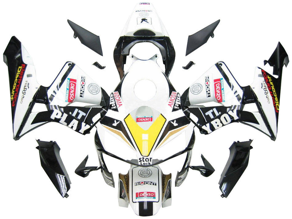 2003-2004 ホンダ CBR 600 RR マルチカラー プレイボーイ レーシング フェアリング ジェネリック