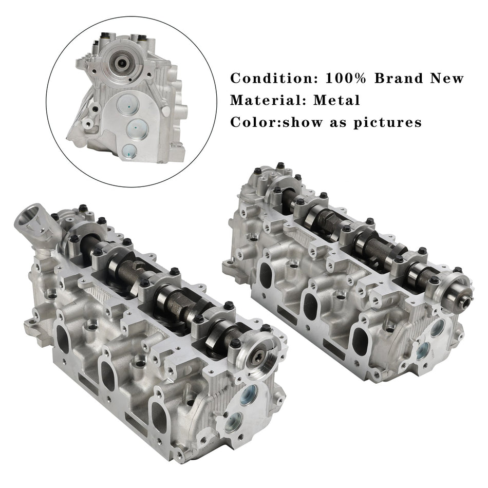 1989-1995 トヨタ 4ランナー 3.0LA/T 2WD 4WD SR-5 左+右シリンダーヘッド 1110165011 1110165021
