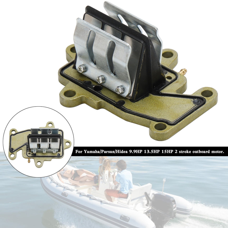 63V-13610-00 リードバルブアセンブリ 63W-13610 ヤマハ 2ストローク船外機 9.9HP 15HP用