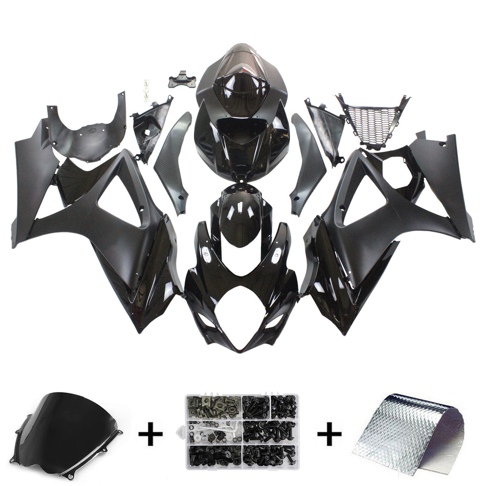 2007-2008 スズキ GSXR1000 K7 Amotopart インジェクションフェアリングキット ボディワーク プラスチック ABS #123