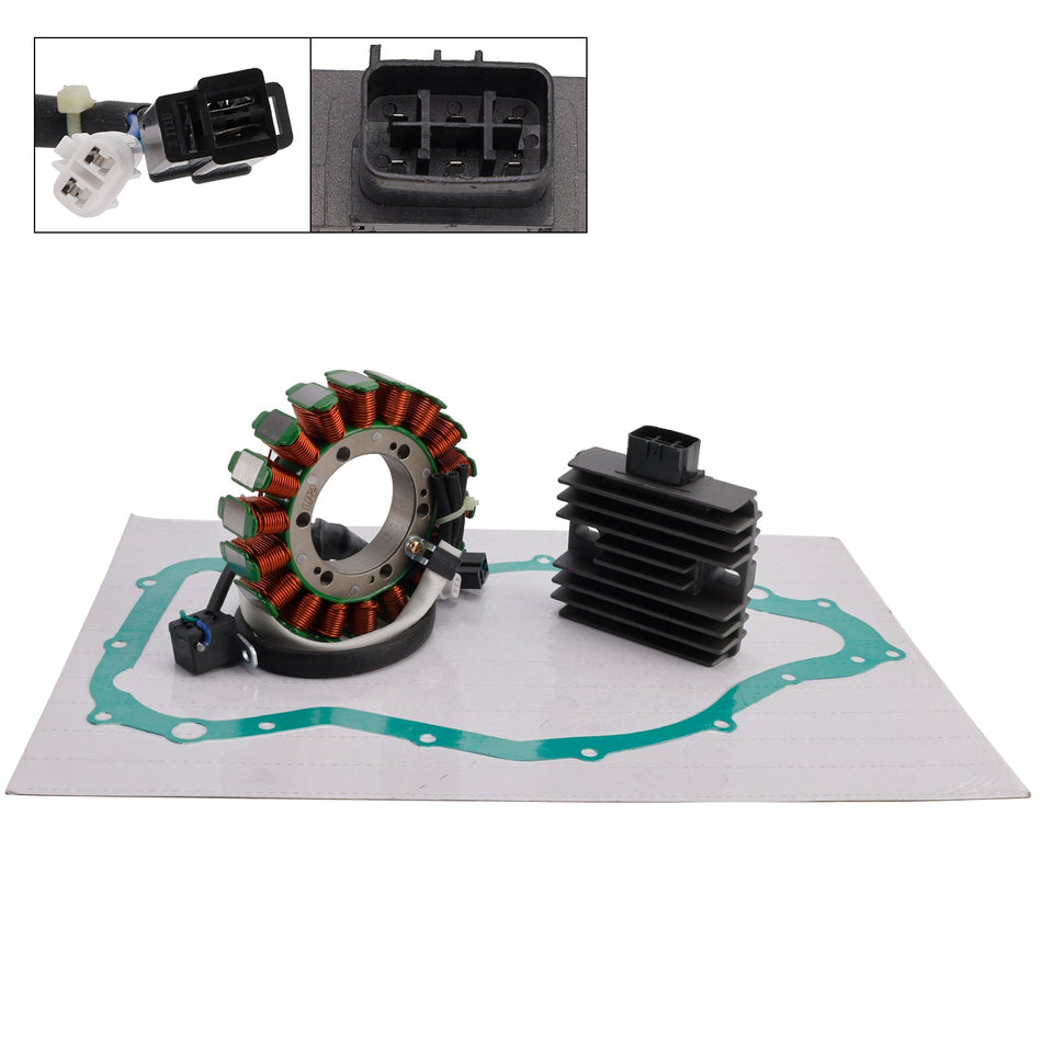 2012-2013年式 Arctic Cat ATV 550 Limited Edition用ステーターレギュレーター整流器およびガスケット 0802-041