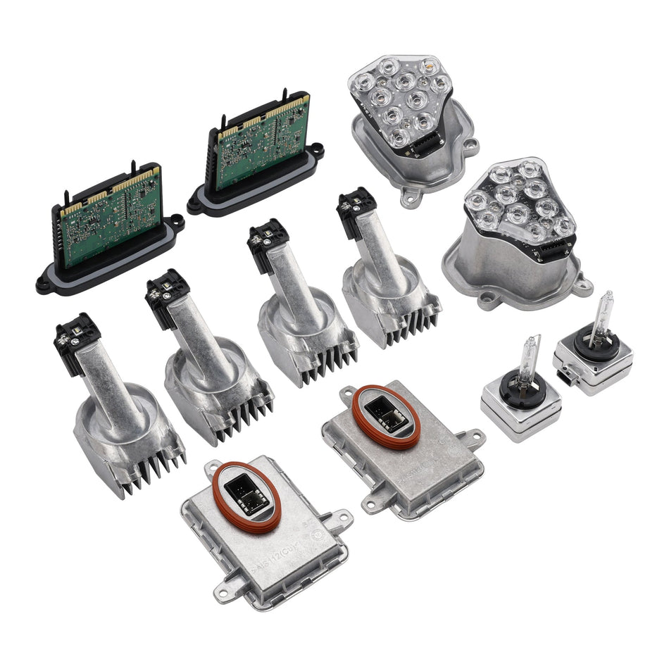 2012-2013 BMW ActiveHybrid 5 12PCS 左+右 パワーモジュール LED ヘッドライト AHL 63117316217 130732946100