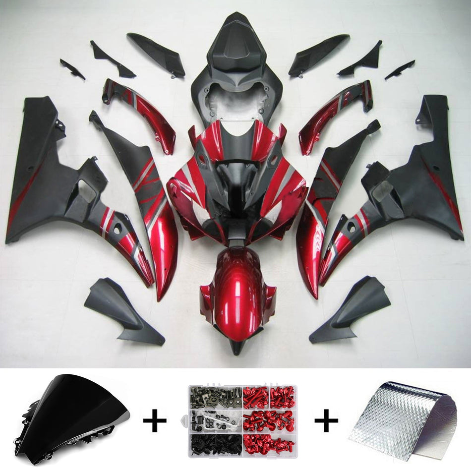 2006-2007 ヤマハ YZF 600 R6 Amotopart インジェクションフェアリングキット ボディワーク プラスチック ABS #134