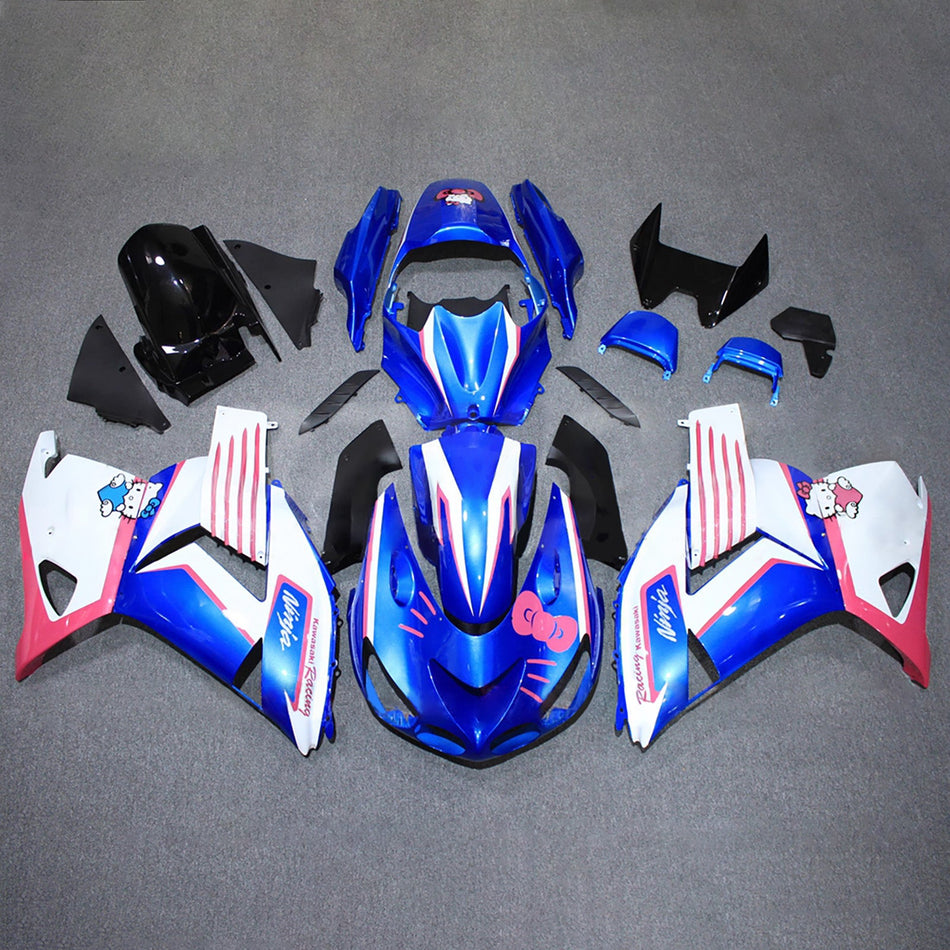 インジェクションフェアリングキット ボディワーク Kawasaki ZX14R ZZR1400 2012-2025 に適合