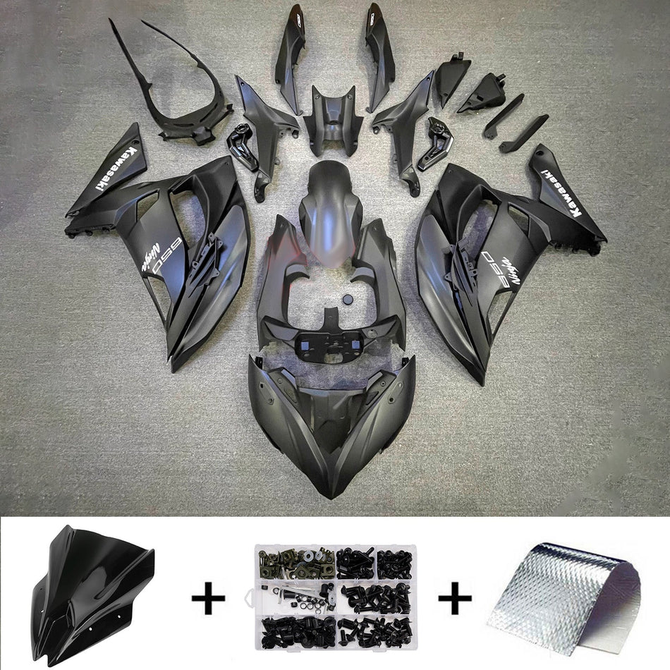 インジェクションフェアリングキット ボディワーク プラスチック ABS カワサキ ER-6F Ninja650R 2017-2019 に適合