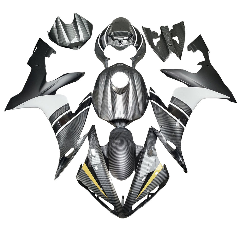 インジェクションフェアリングキット ボディワーク プラスチック ABS ヤマハ YZFR1 YZF-R1 2004-2006用