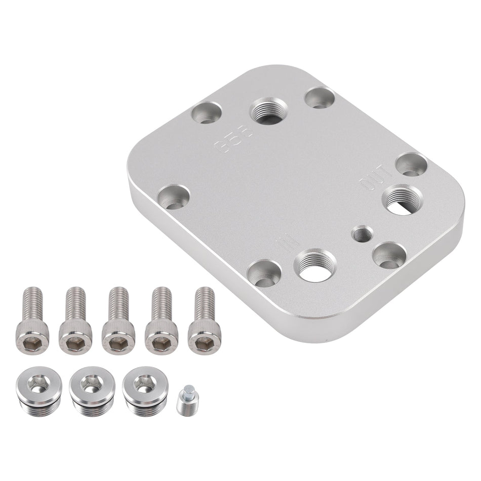 3ポートPTOクーラーカバー 1/8 NPT ラム1/8 NPT 1500 2500 3500 4000 4500 G56用