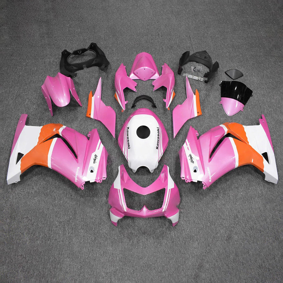 インジェクションフェアリングキット ボディワーク プラスチック ABS カワサキ EX250 Ninja250R 2008-2012 に適合