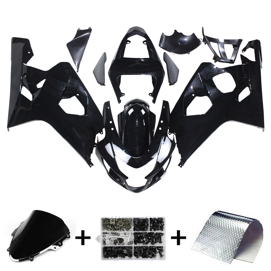 2004-2005 スズキ GSXR 600/750 K4 インジェクションフェアリングキット ボディワーク プラスチック ABS #102 Amotopart