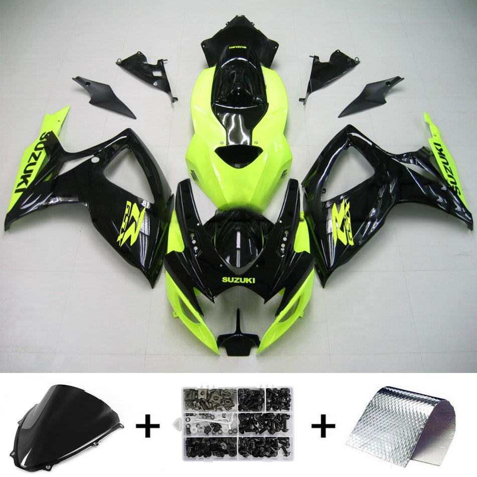 2006-2007 スズキ GSXR 600/750 K6 Amotopart インジェクションフェアリングキット ボディワーク プラスチック ABS #158