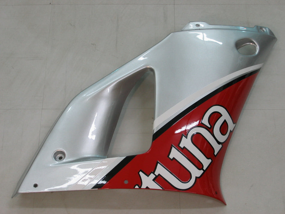 1998-1999 ヤマハ YZF-R1 レッド シルバー No.7 フォルトゥナ レーシング アモトパーツ フェアリング カスタム フェアリング