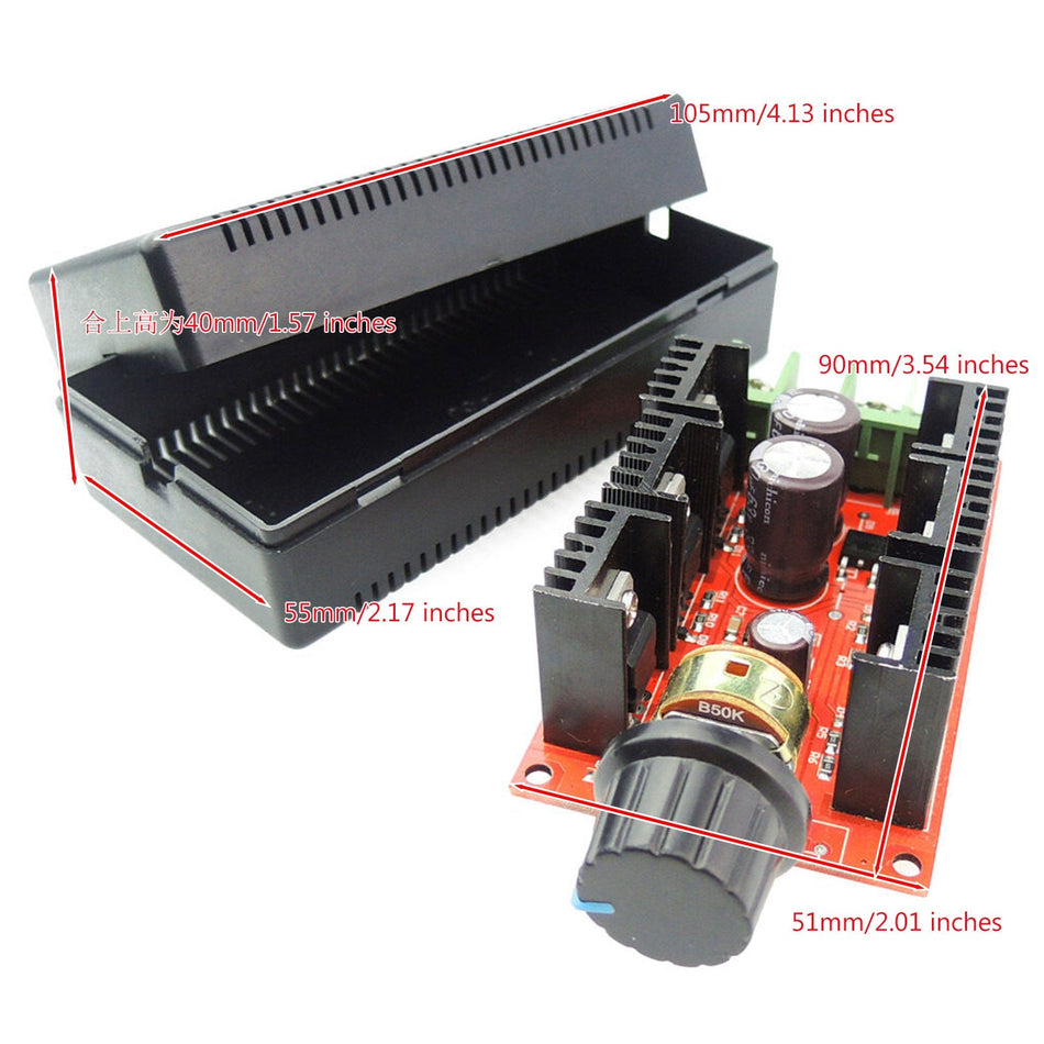 12V 24V 48V 2000W 10-50V 40A DC ブラシモーター速度制御 PWM HHO RC コントローラー