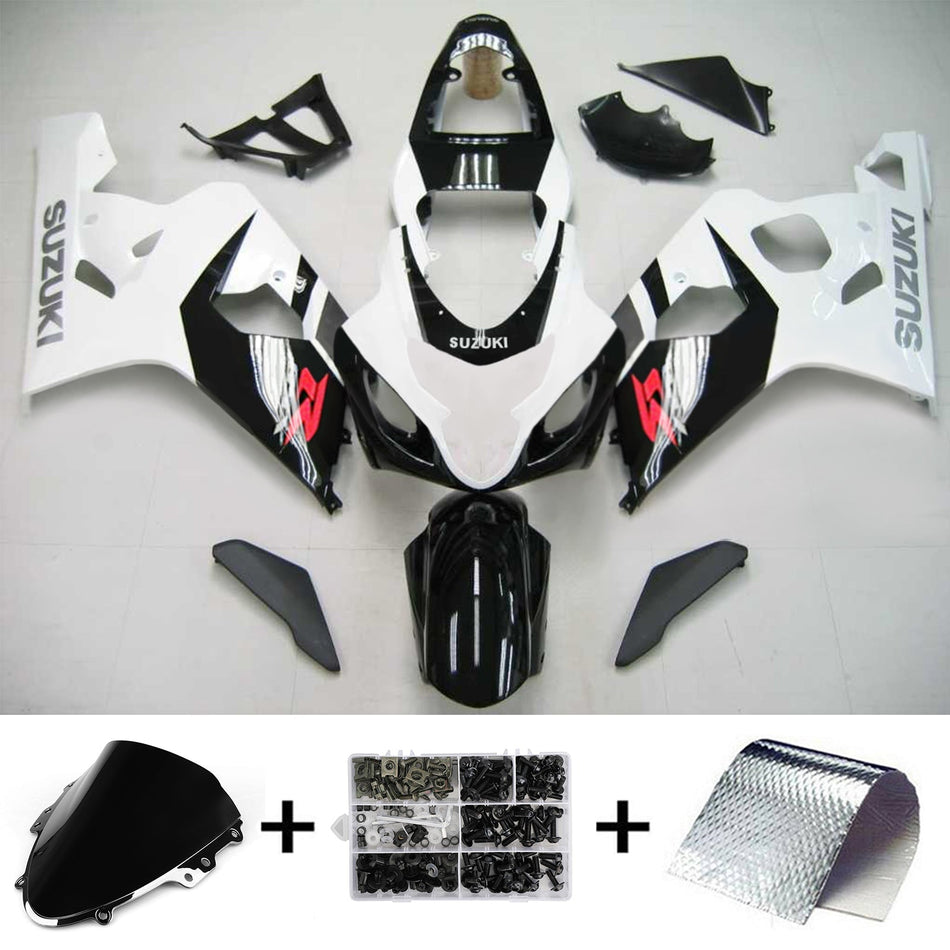 2004-2005 スズキ GSXR 600/750 K4 Amotopart インジェクションフェアリングキット ボディワーク プラスチック ABS #134