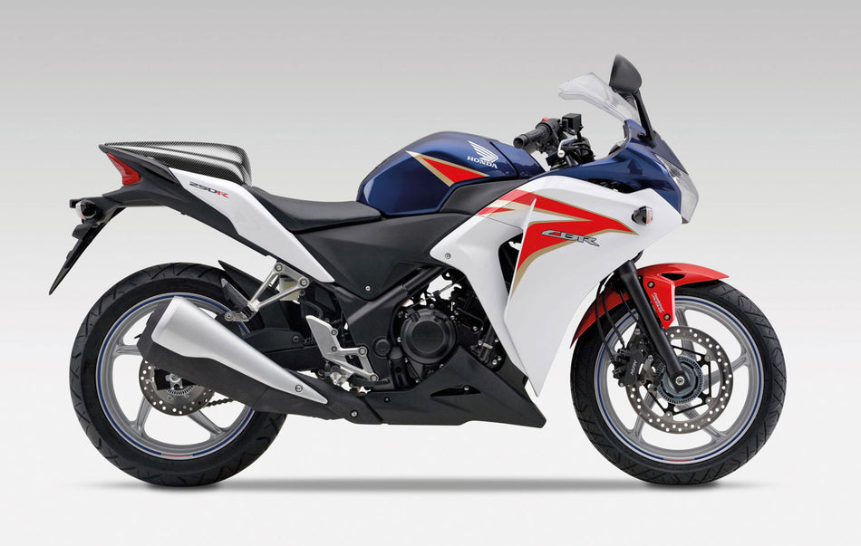 2011-2015 ホンダ CBR250R HRC ホワイト レッド ブルー レーシングフェアリング ジェネリック