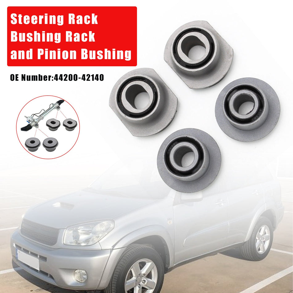 トヨタ RAV4 2004 2005 用ステアリングラックブッシング ラックアンドピニオンブッシング 4個セット