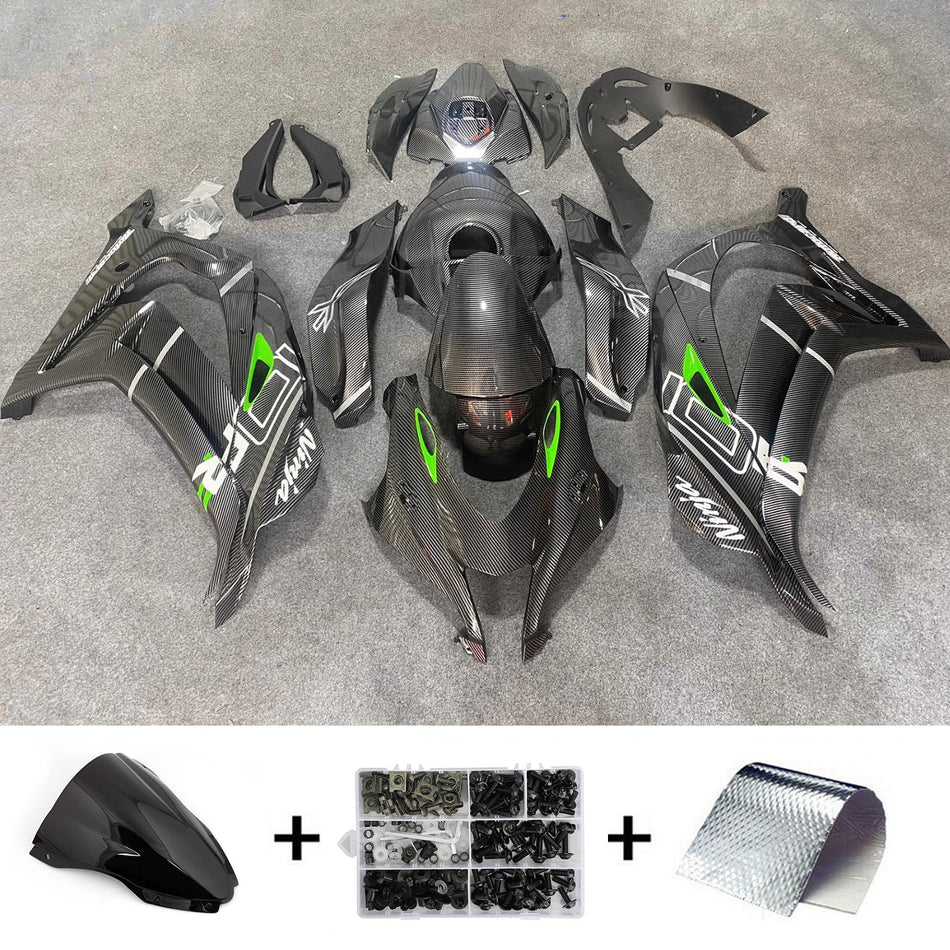 インジェクションフェアリングキット ボディワーク プラスチック ABS カワサキ ZX10R 2016-2020 に適合