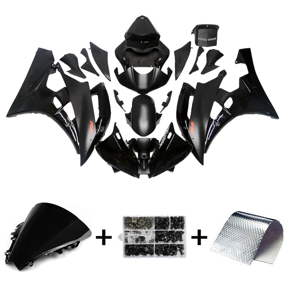2006-2007 ヤマハ YZF 600 R6 フェアリングキット ボディワーク プラスチック ABS