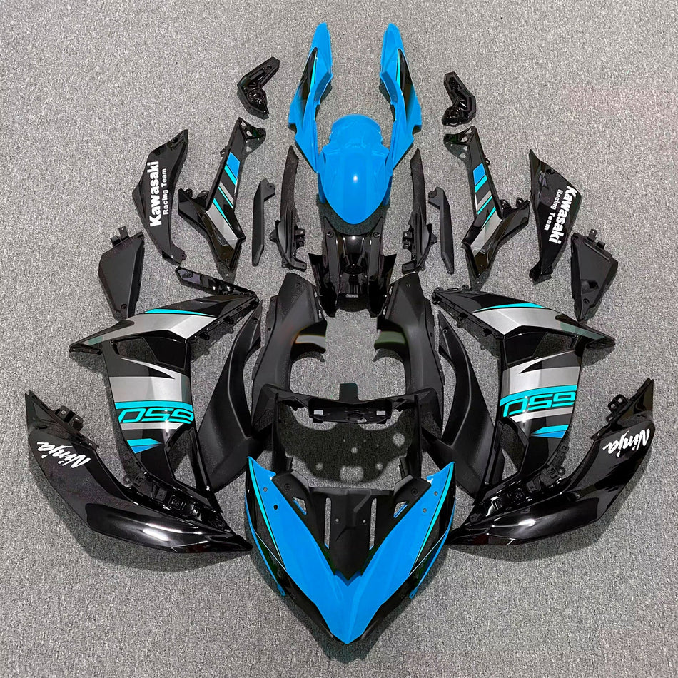 インジェクションフェアリングキット ボディワーク プラスチック ABS カワサキ ER-6F Ninja650R 2017-2019 に適合
