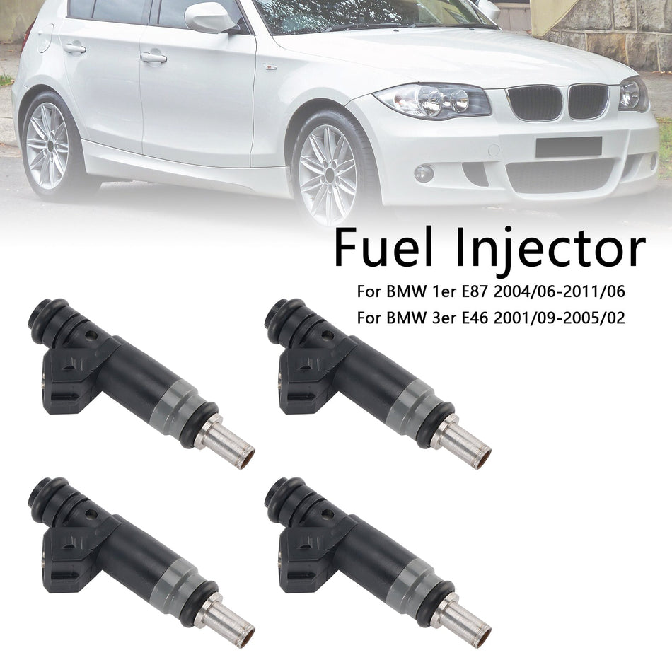 4個入り 燃料インジェクター 13537506158 BMW 116i 120i 316i 318i 320i X3 Z4 7506158に適合