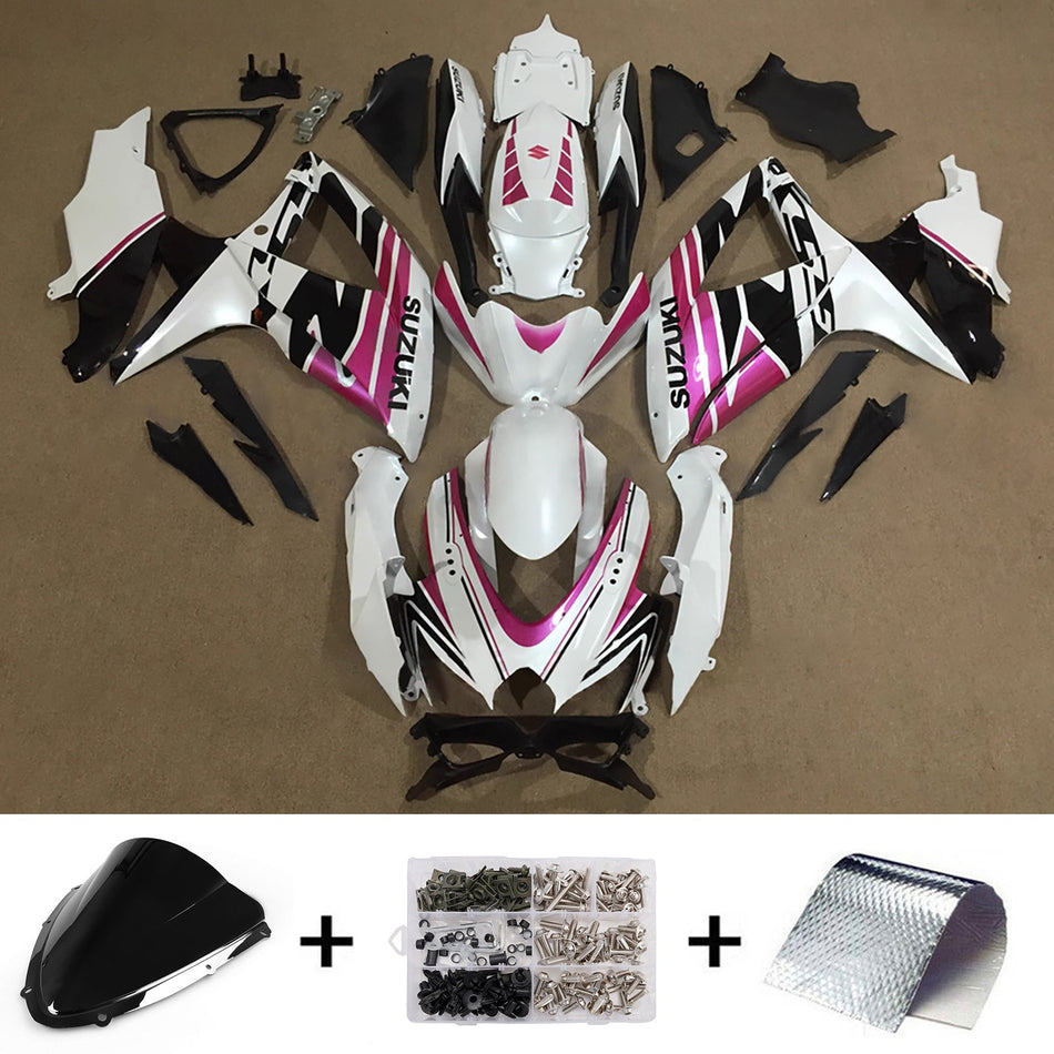 スズキ GSXR 600/750 2008-2010 K8 用 インジェクションフェアリングキット ボディワーク プラスチック ABS
