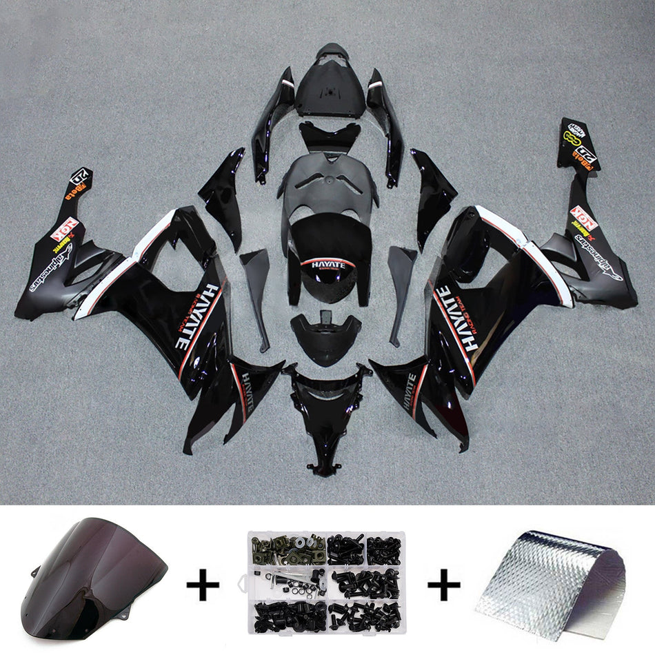 インジェクションフェアリングキット ボディワーク プラスチック ABS カワサキ ZX10R 2008-2010 に適合