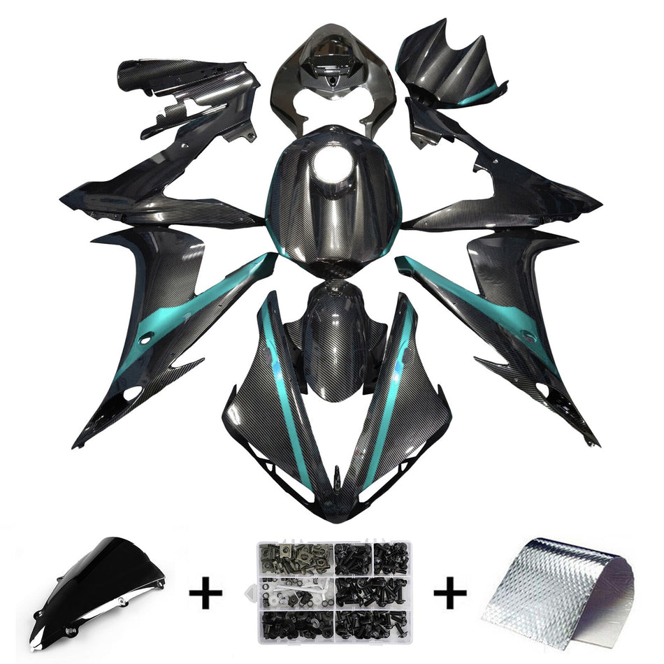 インジェクションフェアリングキット ボディワーク プラスチック ABS ヤマハ YZFR1 YZF-R1 2004-2006用