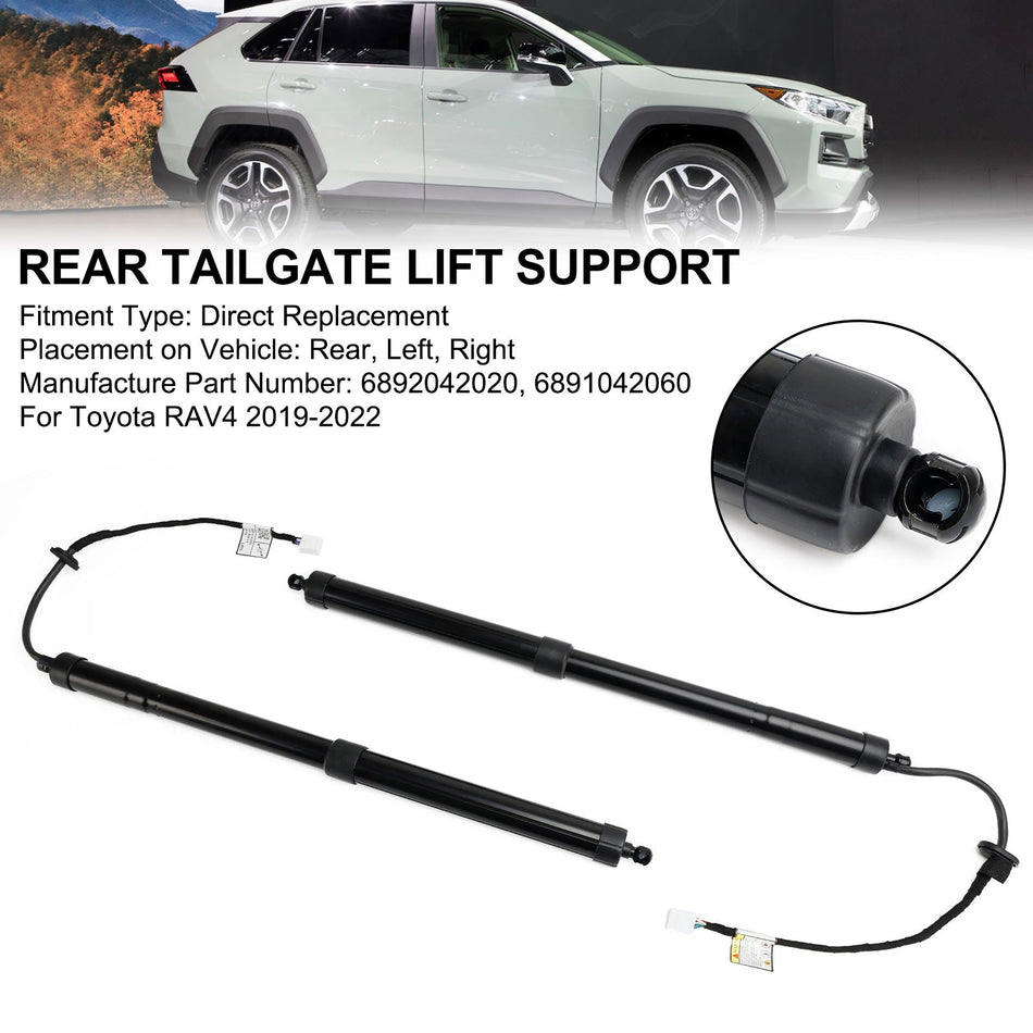 2019-2022 トヨタ RAV4 リアテールゲートハッチリフトサポート 2個 6892042020